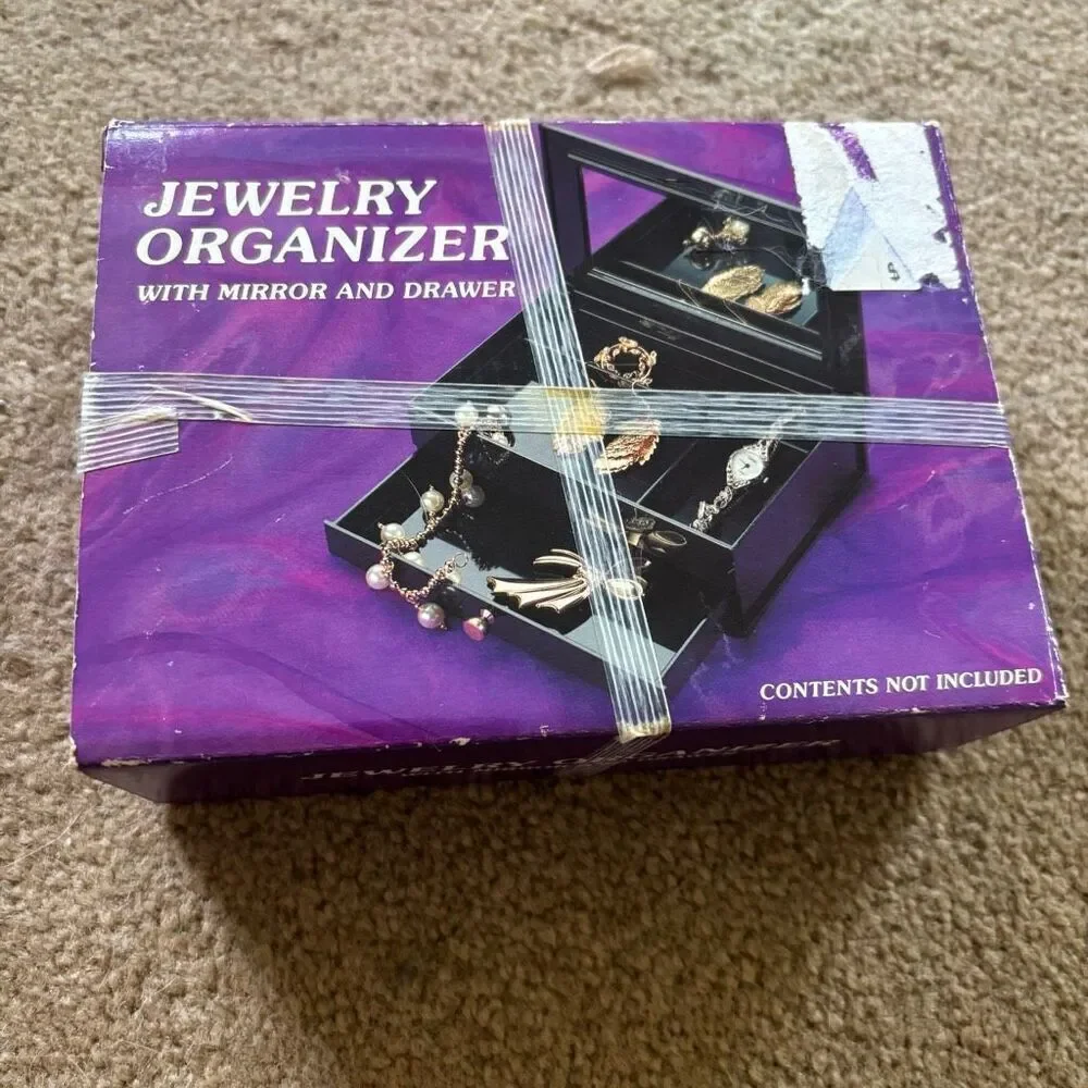 Jewelry Organizer With Mirror And Drawer *New*